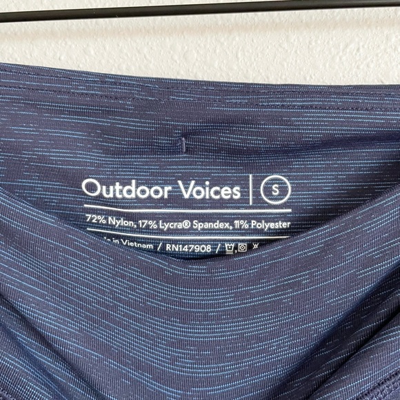 Outdoor Voices Blue Space Dye Leggings Size Small - Picture 9 of 10